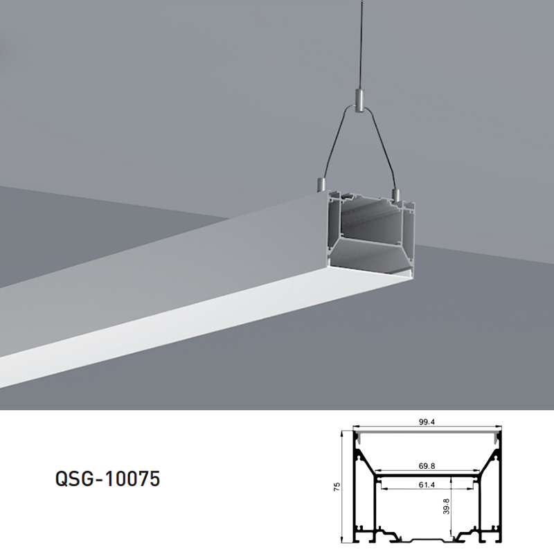 Suspended LED Profile For LED Strip Lighitng - Inner Width 69.8mm(2.75inch) Suspended LED Profile For LED Strip Lighitng - Inner Width 69.8mm(2.75inch)